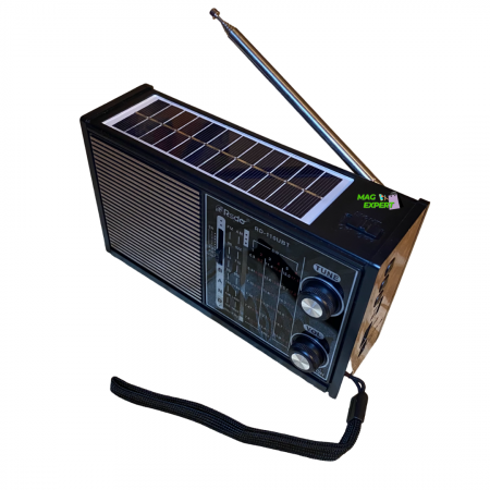 Radio portabil solar cu Bluetooth, MP3 Player si lanterna , AM/FM/SW [3]