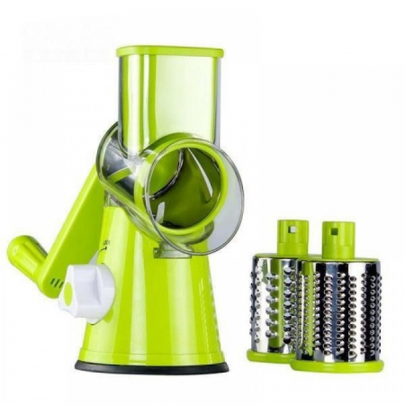 TOATE PRODUSELE - Razatoare manuala pentru legume, 3 lame interschimbabile, Tabletop Drum Grater