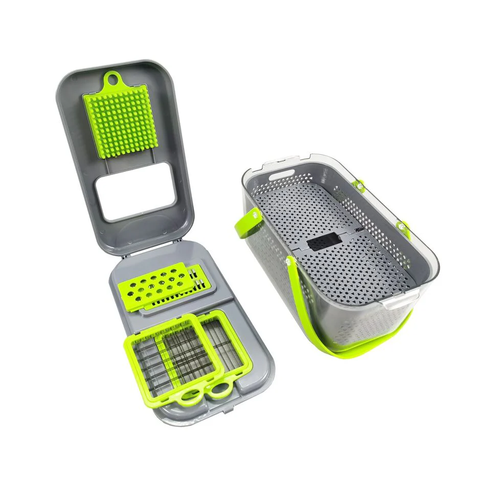 Razatoare multifunctionala pentru fructe si legume, 22 piese, lame din otel inoxidabil [7]