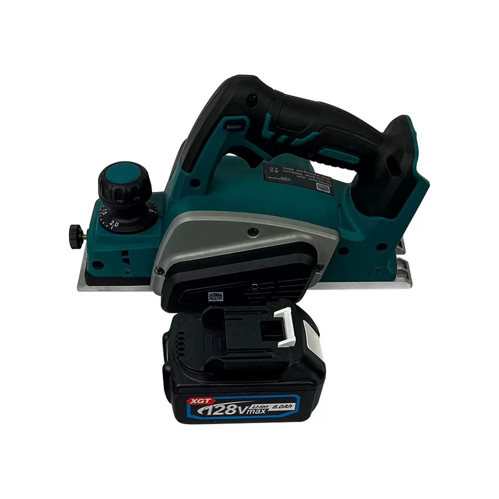 Rindea electrica German Meister cu 2 acumulatori 128V 6Ah, reglaj 2 mm, latime 82 mm [2]