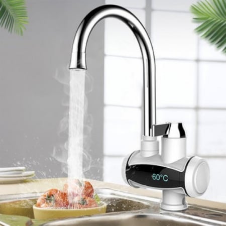 Robinet Electric instant cu afisaj, Putere 3KW, Apa Calda Instant, Debit 2L/min [2]