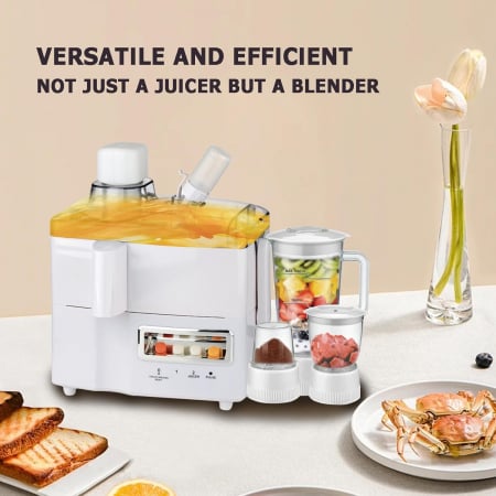 Robot Multifunctional 4 in 1 Blender, Storcator, Rasnita, Masina tocat, 2000W [12]
