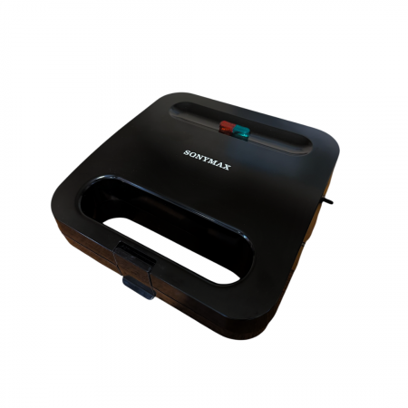 Sandwich Maker si Grill 2 in 1 SonyMax, Antiaderent, 2000W, Negru [2]