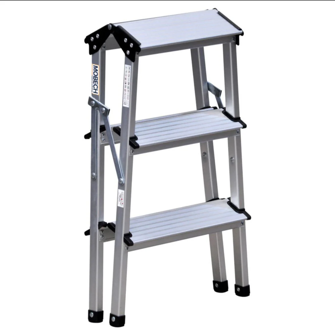 Scara aluminiu 3 trepte pliabila, usoara, stabila, antiderapanta, max 150 kg [9]