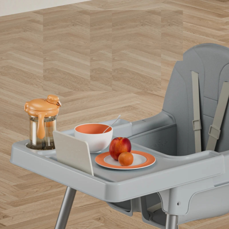 Scaun de Masa pentru Bebelusi, Reglabil, Pliabil, 6–36 Luni, Roz/Albastru [3]