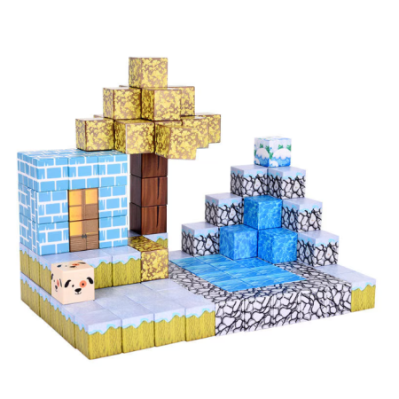 Set 160 piese Minecube, Cuburi Magnetice Inteligente De Construit [4]