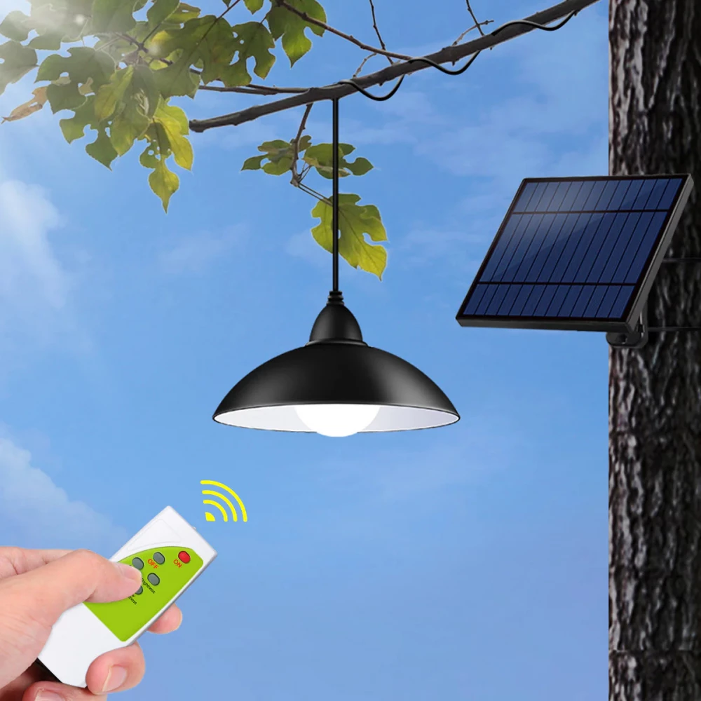 Set 2 Lampi Solare cu Abajur si Telecomanda, Interior/Exterior, Cablu 3 metri [7]