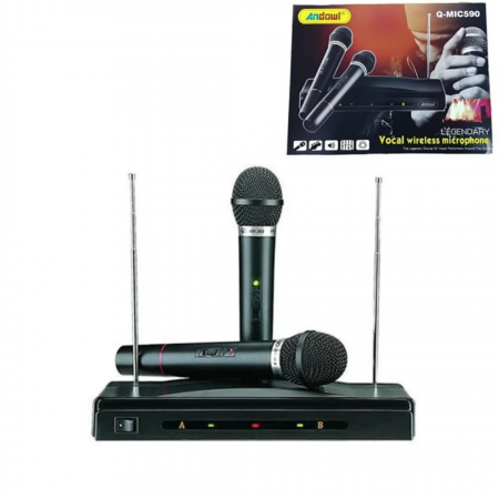 ELECTRONICE & GADGET - Set 2 microfoane wireless karaoke MIC590