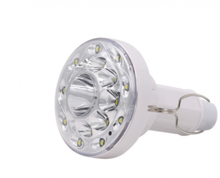 Bec cu LED portabil si panou solar pentru incarcare, 10W [4]
