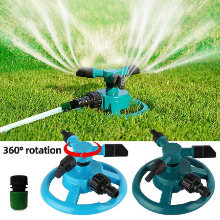 CASA SI GRADINA - Set 2x Aspersor rotativ pentru gradina, udare plante si gazon