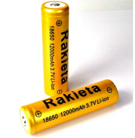 Set 3/6 acumulatori 18650 - 8.800 mAh, 3,7V, Li-ion, Rakieta [3]