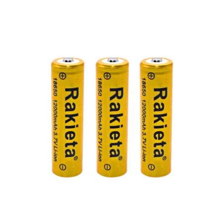 Set 3/6 acumulatori 18650 - 8.800 mAh, 3,7V, Li-ion, Rakieta