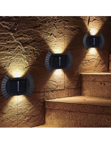 Set 4 Aplice Solare de perete, lumina decorativa bidirectionala [3]