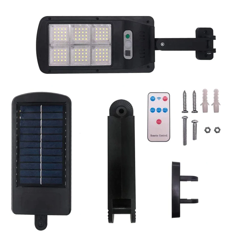 Set 4 x Lampa cu Incarcare Solara, 160 LED-uri COB, Senzor de Miscare, Telecomanda [11]