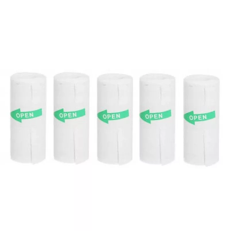 TOATE PRODUSELE - Set 5 role hartie termica pentru imprimanta termica, 57x25mm