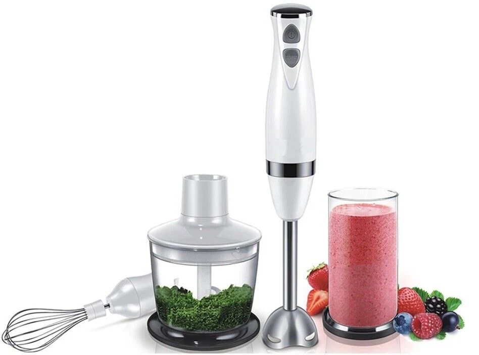 TOATE PRODUSELE - Set Blender 3 in 1 Sonifer SF-8044 cu putere 500W, Mixer vertical, functie Turbo, Multifunctional, alb