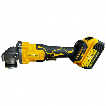 Set Cheie cu Impact + Flex / Polizor Unghiular, KraftRoyal, cu 2 Acumulatori 36V 8AH, fara perii [4]
