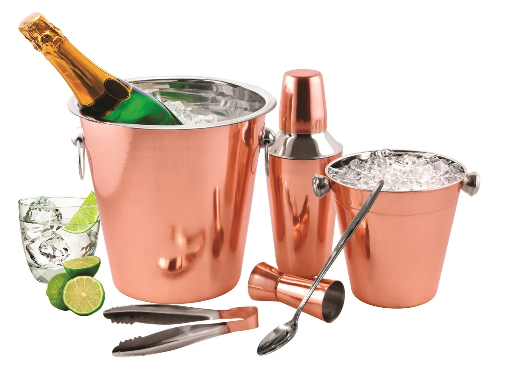 TOATE PRODUSELE - Set cocktail frapiere din inox, 6 piese 119