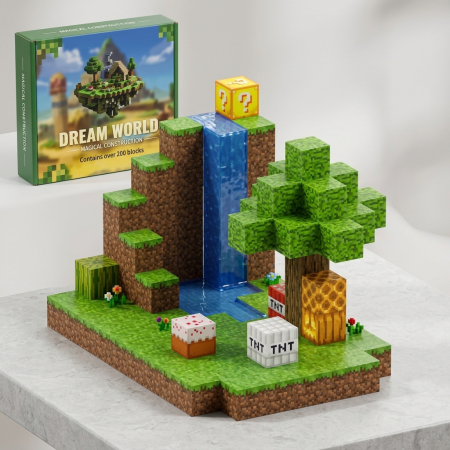 Set Cuburi Magnetice 3D pentru Copii, Joc Creativ Educativ, Constructie Diverse Modele