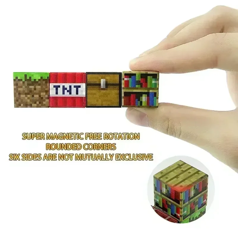 Set cuburi magnetice educative pentru copii, 180 piese, constructii creative 3D, jucarie STEM senzoriala, peste 3 ani [17]