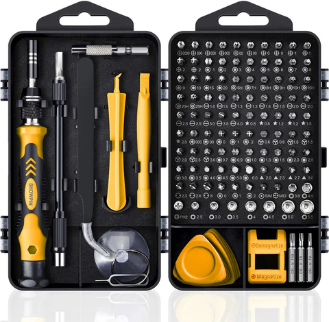 Set de surubelnite de precizie, 115 Unelte