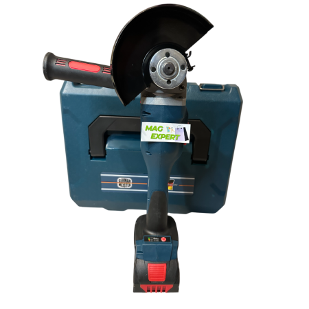 Set German Meister Polizor Unghiular / Flex + Masina de insurubat cu Impact, cu 2 Acumulatori 36V 8Ah, Afisaj electronic baterie [5]