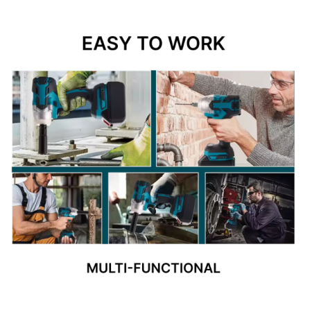 Set Masina de insurubat cu Impact cu 2 Acumulatori 48V + 40 Accesorii si Trusa chei tubulare cu clichet 40 piese [11]