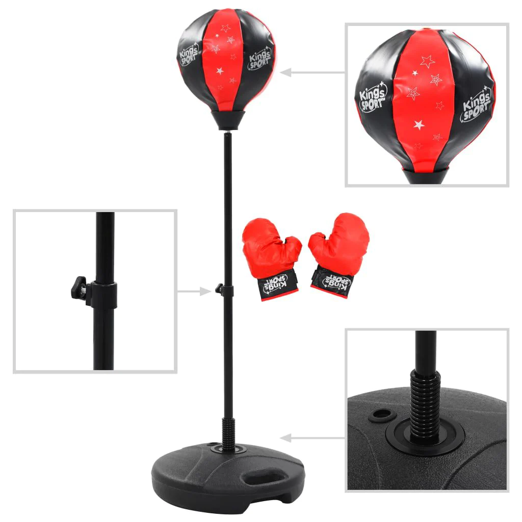 TOATE PRODUSELE - Set minge de box gonflabila pentru copii, cu manusi incluse, 87-120 cm
