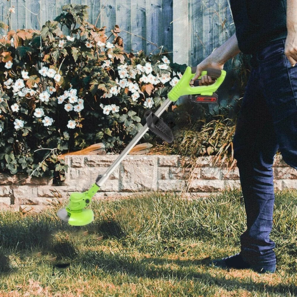 Set Motocoasa, Foarfeca, MiniDrujba cu 5 Acumulatori 48V, 3 Incarcatoare, Accesorii Incluse, Trusa Depozitare [10]