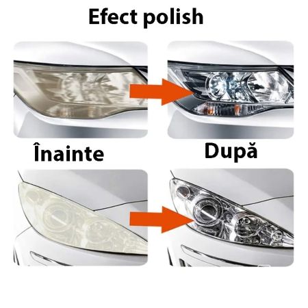 Set polish faruri, discuri abrazive, pasta, bureti, restaurare faruri, 15 piese [3]