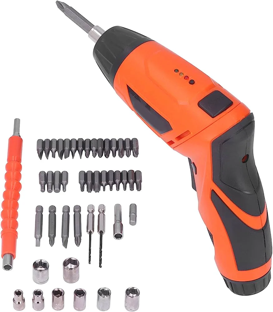 SCULE SI UNELTE - Set Surubelnita Electrica cu Acumulator, 47 piese 3.6V 200 rpm