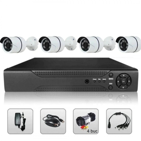 Sistem de supraveghere Jortan 4 camere HDMI, cu fir [3]