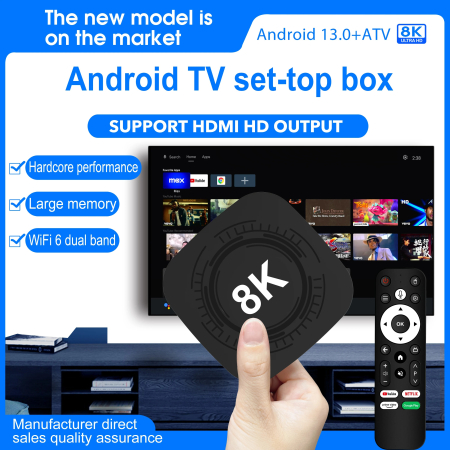 Smart TV Box 4K Ultra HD, WiFi, Bluetooth, Telecomanda, Redare din Telefon pe TV [6]