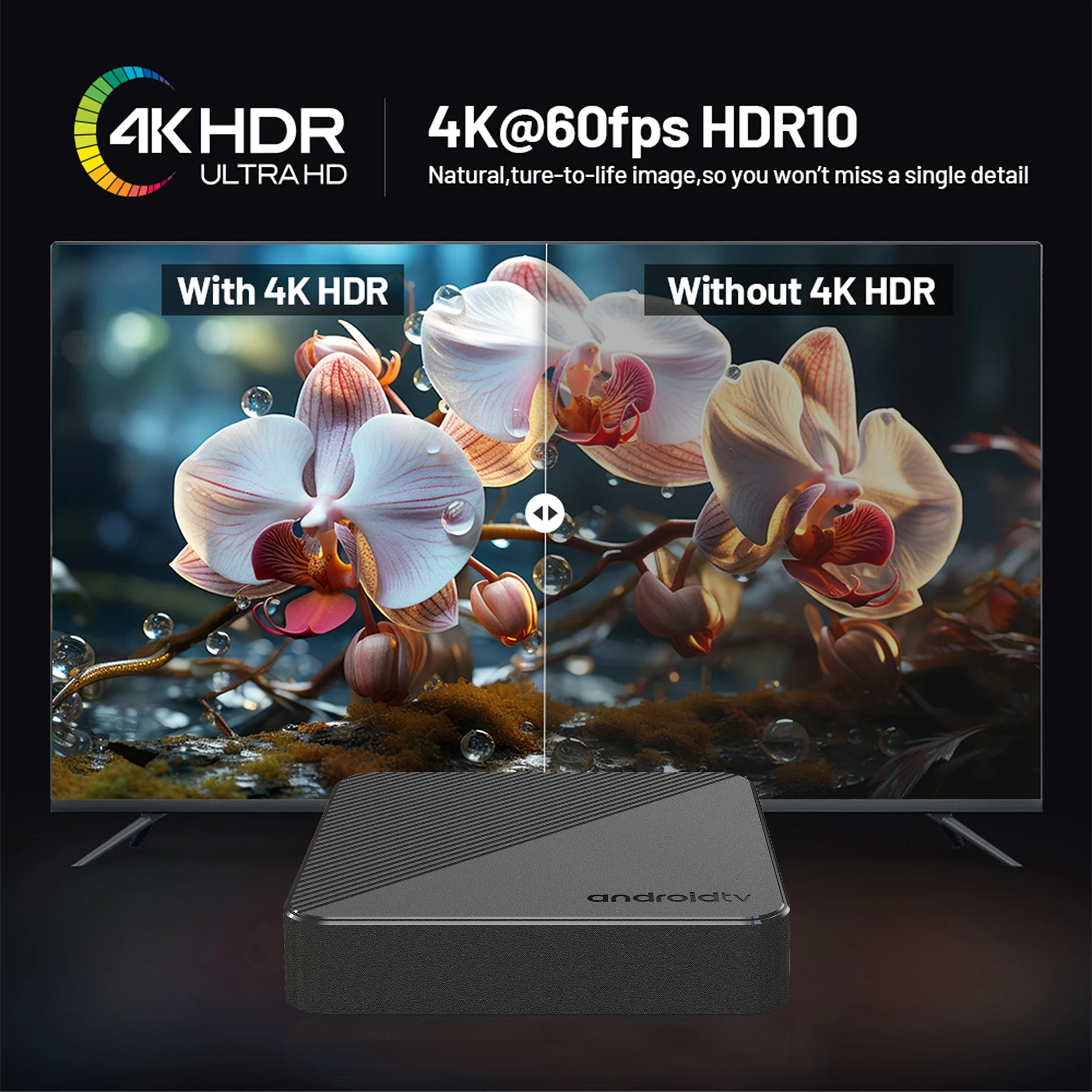 Stick Smart TV 4K cu Telecomanda, Media Streaming Ultra HD, Wi-Fi, Aplicații Preinstalate, Control din Telefon [2]