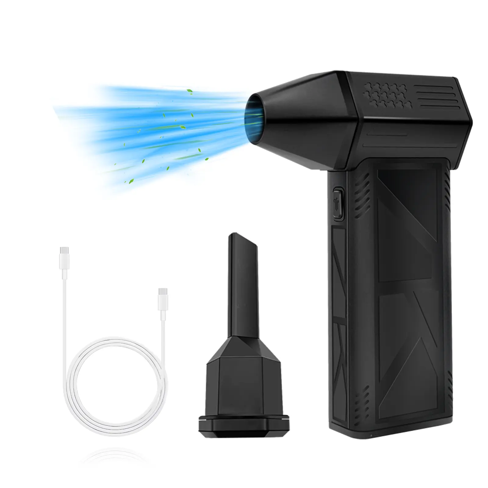 TOATE PRODUSELE - Suflanta Aer portabila 130000rpm, Putere mare de suflare, pentru masina, praf, zapada, frunze
