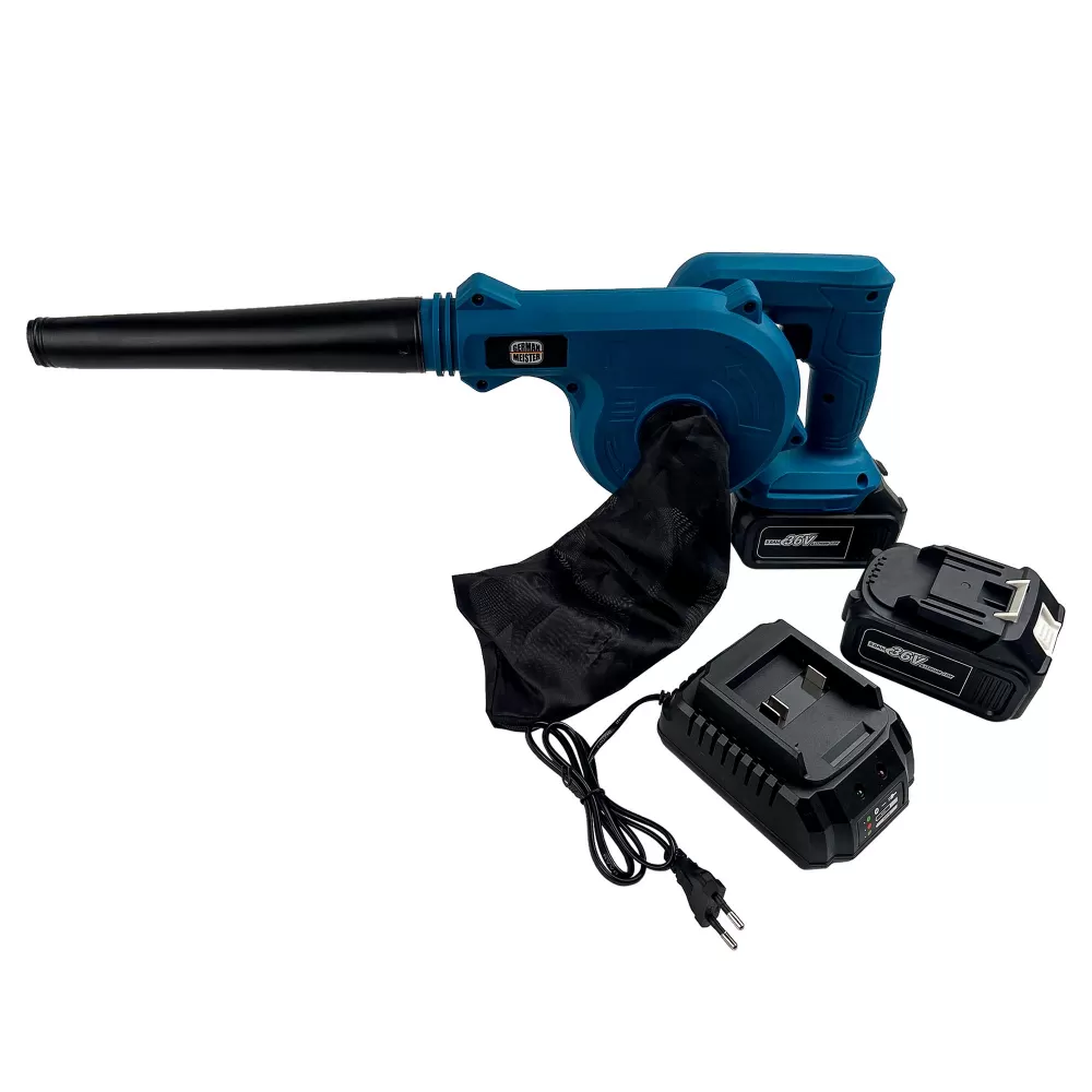 TOATE PRODUSELE - Suflanta Aspirator cu 2 Acumulatori 36V 5AH, German Meister