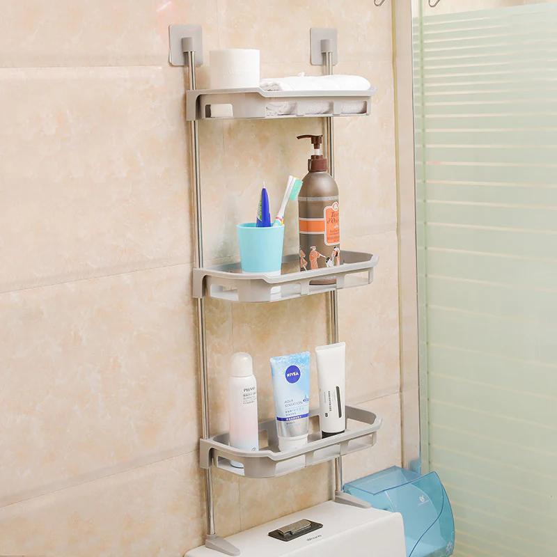TOATE PRODUSELE - Suport multifunctional depozitare pentru toaleta, 3 polite, 88x30cm