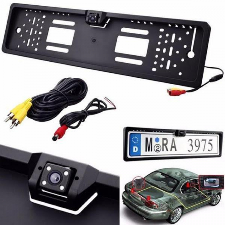 AUTO - Suport pentru numar auto cu camera video marsarier incorporata