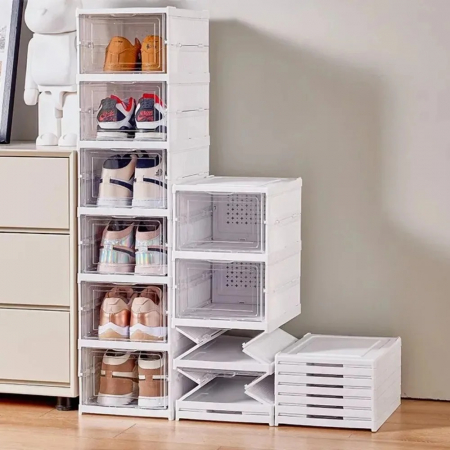 TOATE PRODUSELE - Suport pentru pantofi 12 perechi, cutie depozitare incaltaminte, pliabila, 6 nivele, 105 x 34.5 x 25.5 cm