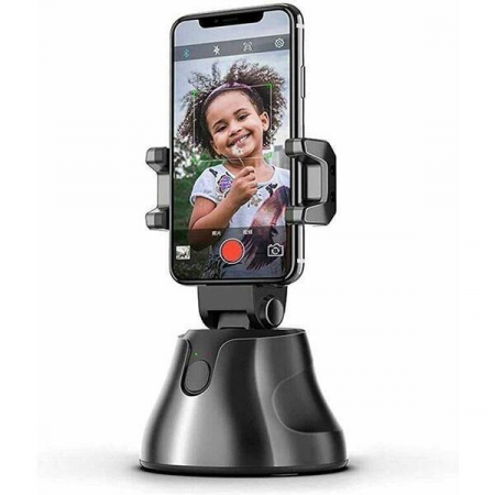 Suport rotativ telefon, Robot cameraman Bluetooth cu recunoastere faciala si rotire 360 grade [1]