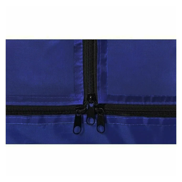 Tarc de joaca pentru copii, Design Spatios si Sigur, Plasa de Protectie, Usa cu Fermoar, 128x113x65cm, Albastru [6]
