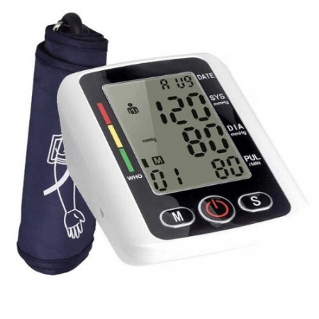 Tensiometru Digital de brat masurare cardiaca ecran LCD - 99 de memorari [3]