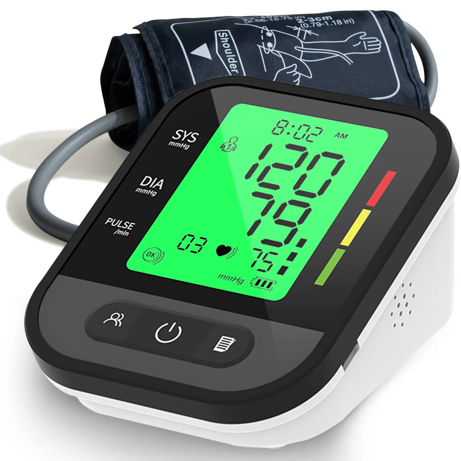 TOATE PRODUSELE - Tensiometru Digital de brat masurare cardiaca ecran LCD - 99 de memorari