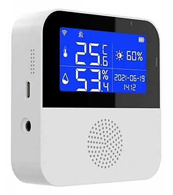 CASA SI GRADINA - Termostat inteligent WiFi Q WD01 temperatura si umiditate display LCD 2.9inch