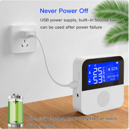 Termostat inteligent WiFi Q WD01 temperatura si umiditate display LCD 2.9inch [6]