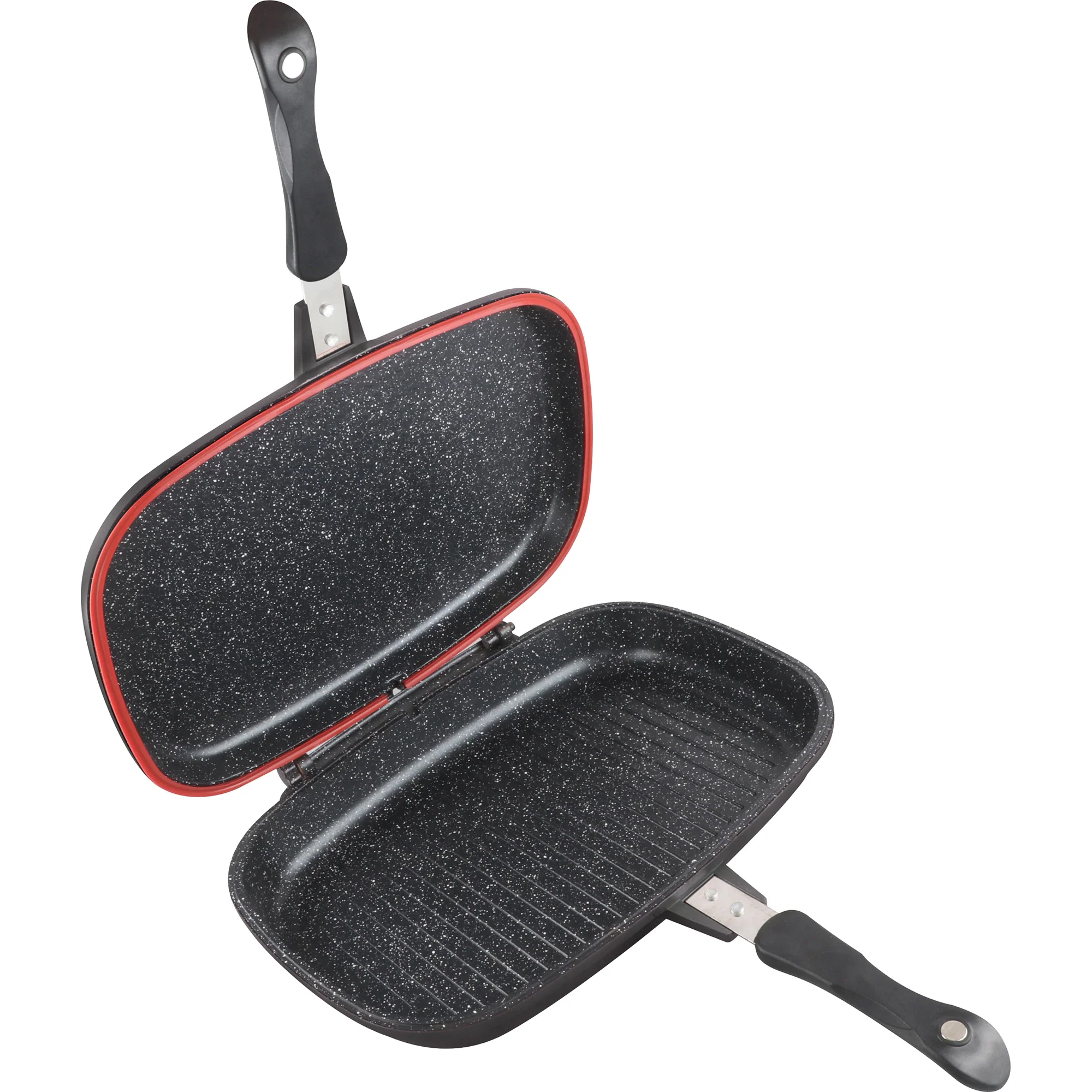 CADOURI FEMEI - Tigaie dubla aluminiu, inchidere magnetica, inel din silicon, non-stick