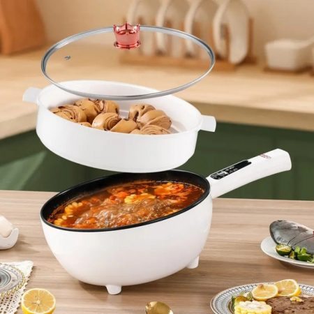 ARTICOLE BUCATARIE - Tigaie electrica 4L Capacitate, 26cm, multifunctionala