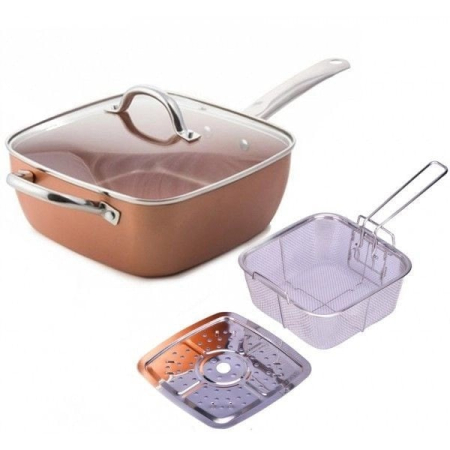Tigaie non-aderenta multifunctionala cu 5 piese, Migas [5]