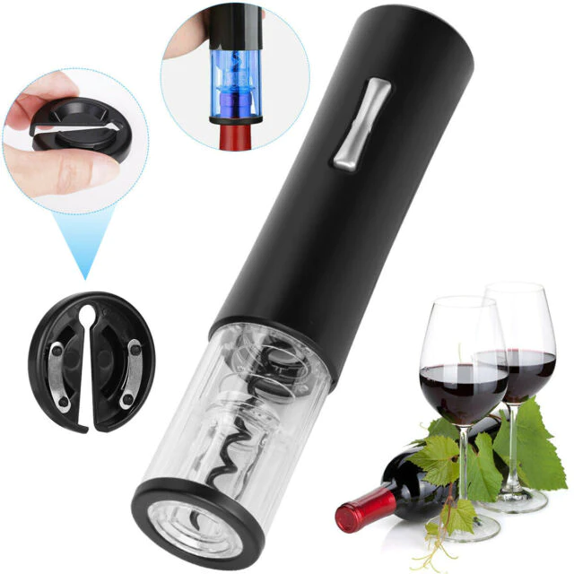 Tirbuson electric, cu accesoriu pentru taiat folia [1]