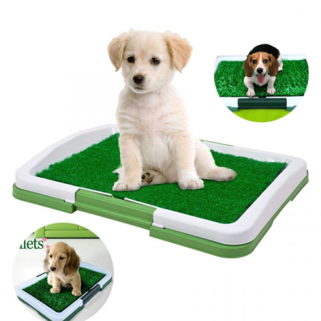 TOATE PRODUSELE - Toaleta cu Iarba artificiala pentru animale, Puppy Potty Pad